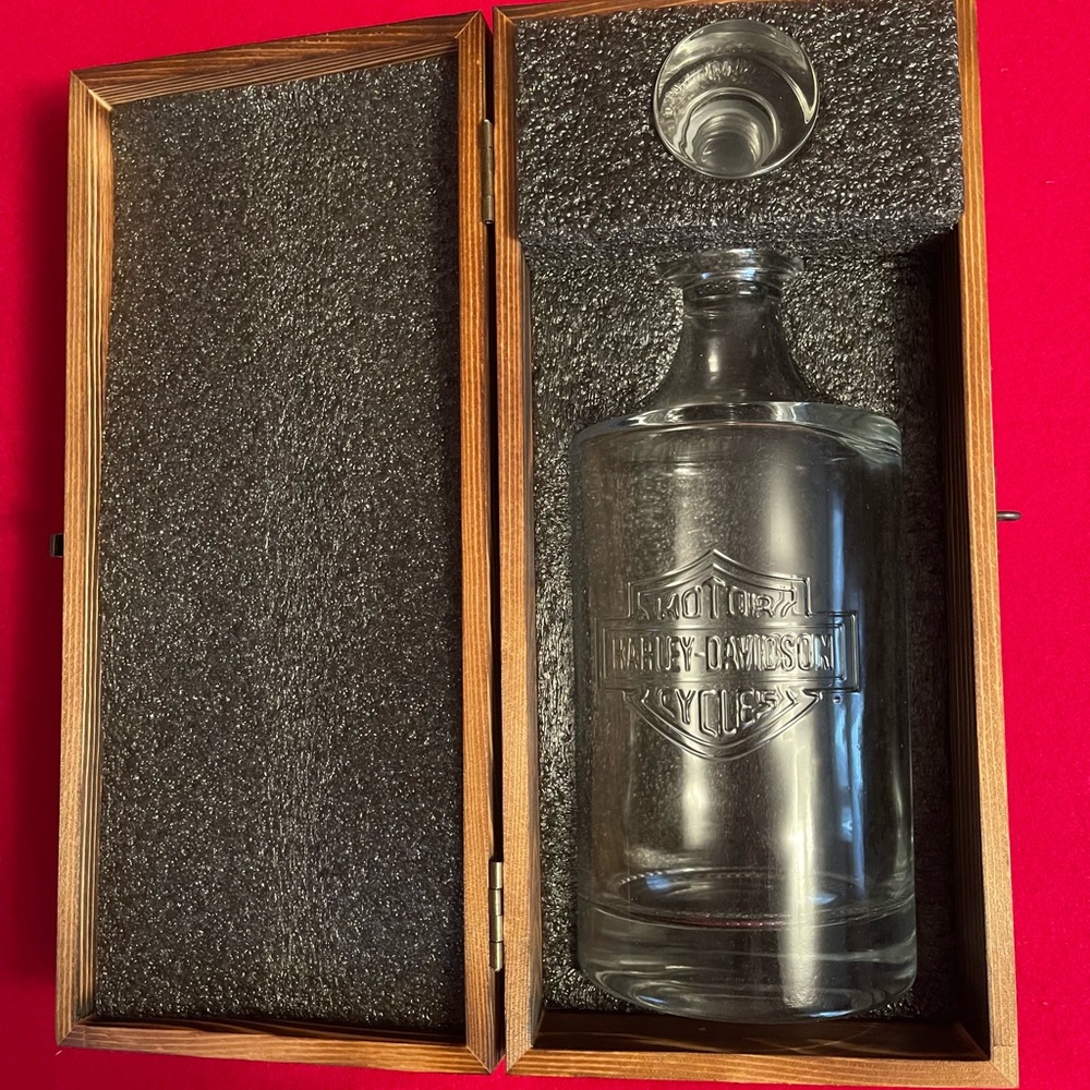 Harley Davidson Whiskey Decanter